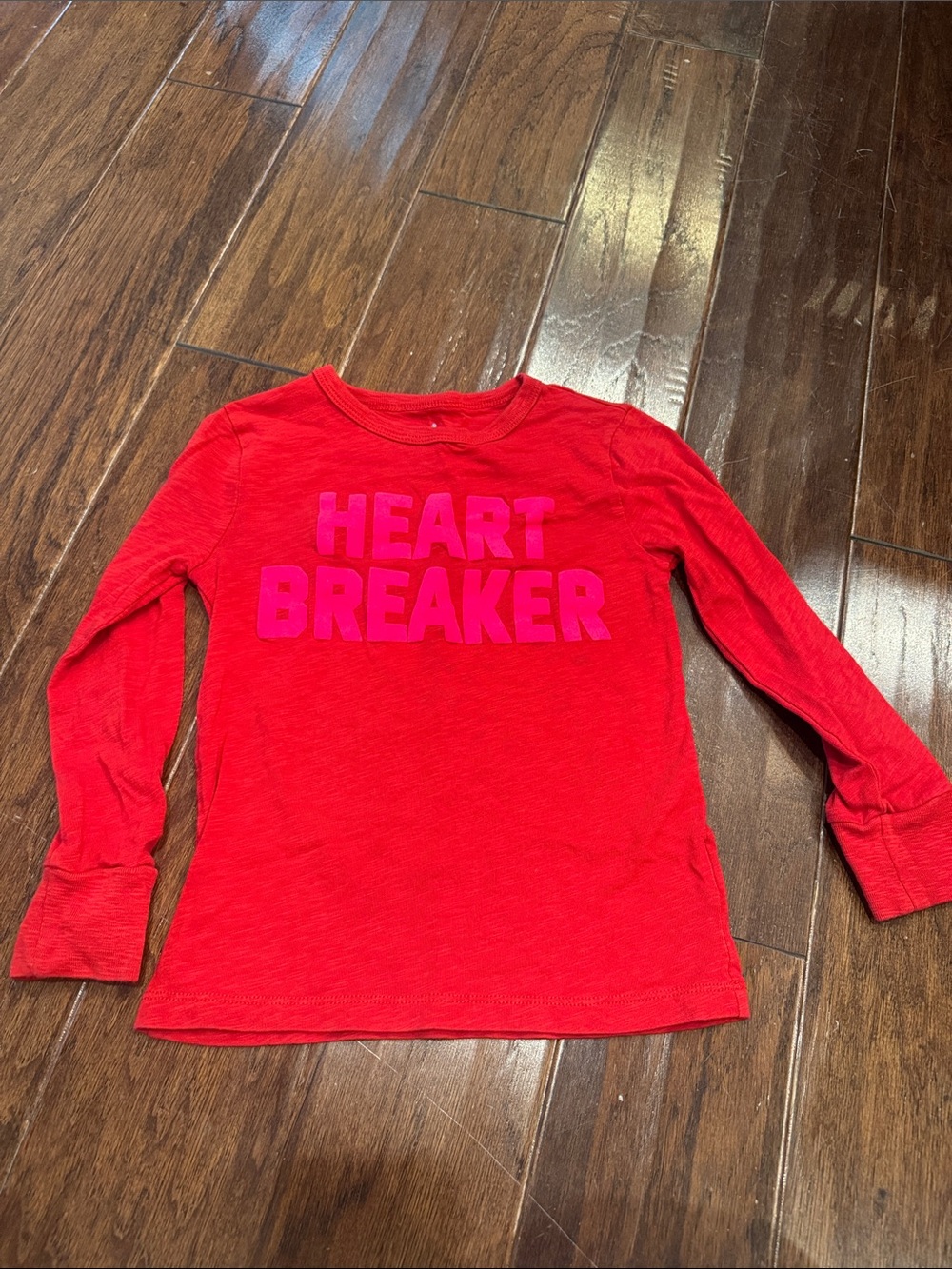 Crewcuts Kids 'Heart Breaker' Long Sleeve Top - Red 4/5